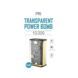 מטען נייד שקוף 9PRO טעינה מהירה 10,000MAH