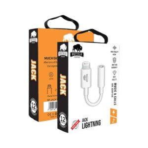 מתאם אוזניות אייפון Lightning TO AUX